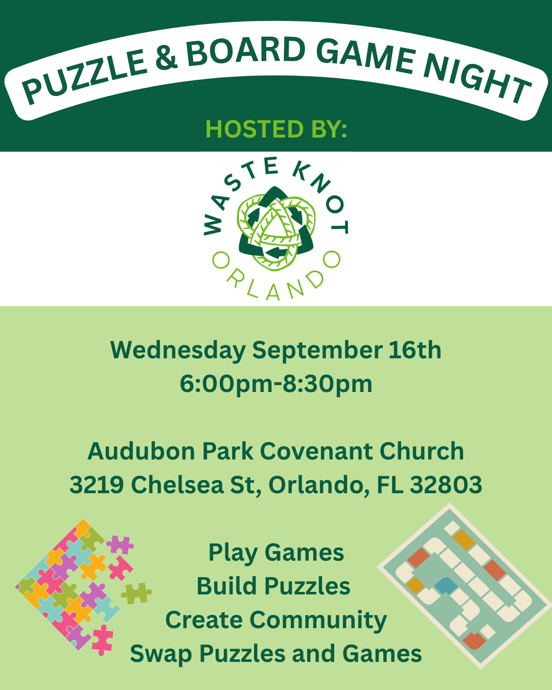 Puzzle and Board Game Night